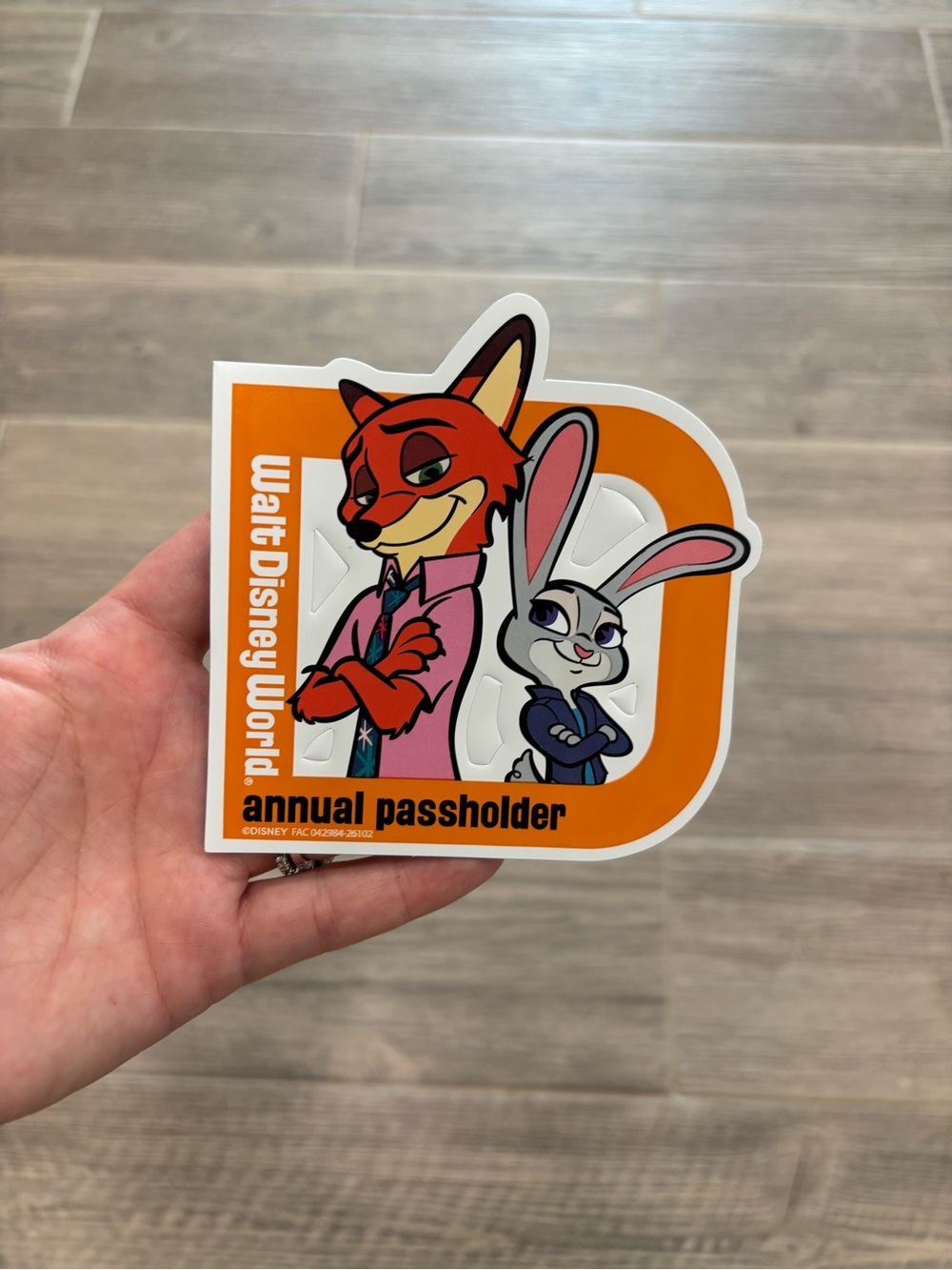 New Animal kingdom 2026 Disney Annual Passholder Zootopia Magnet Judy Nick Wilde